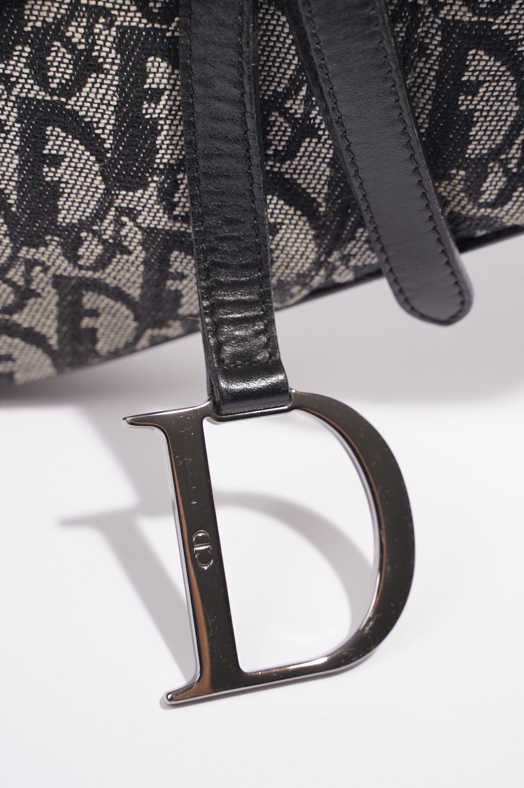 Christian Dior Saddle Bag Oblique Canvas