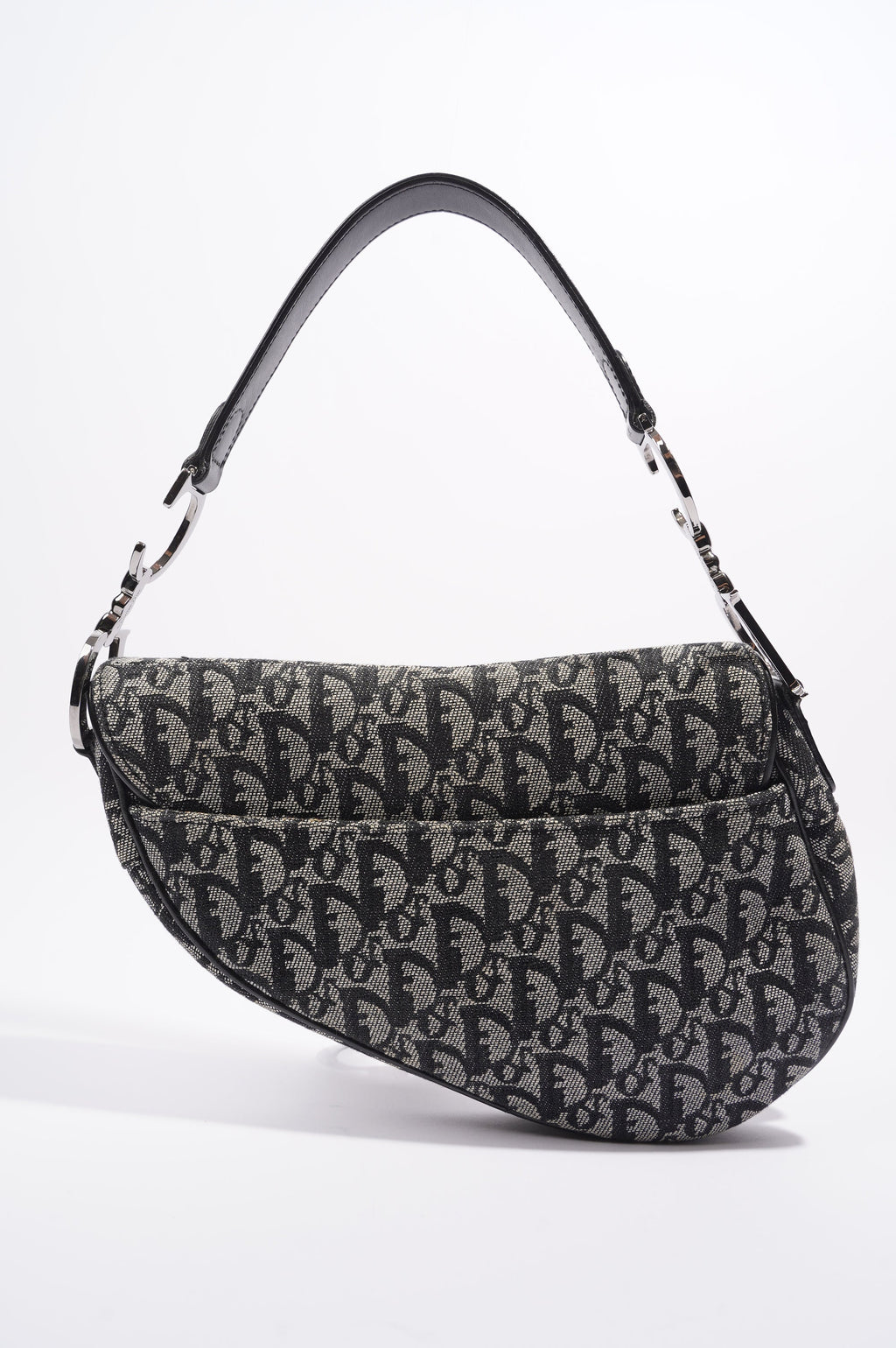 Christian Dior Saddle Bag Oblique Canvas