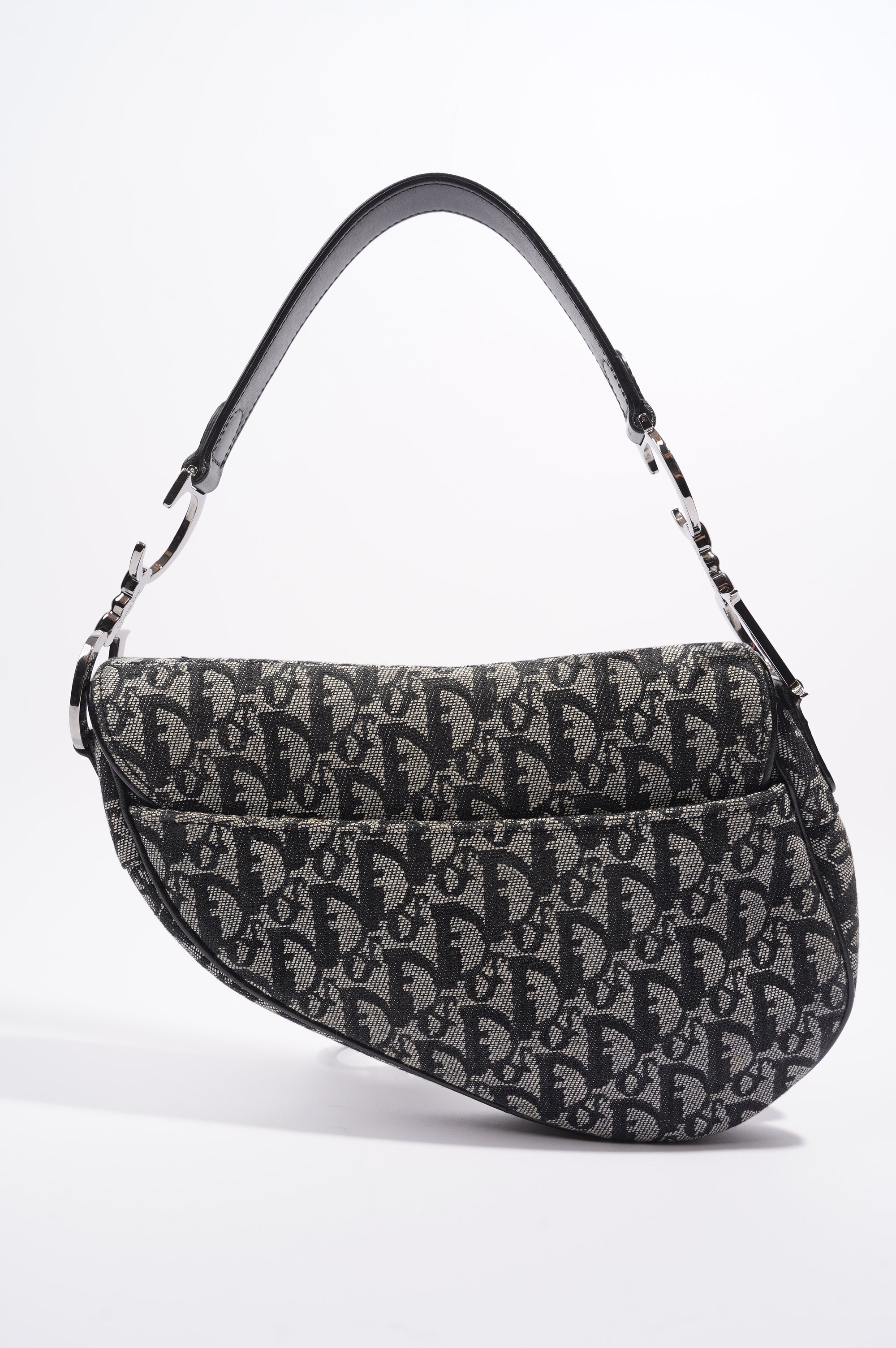 Christian Dior Saddle Bag Oblique Canvas