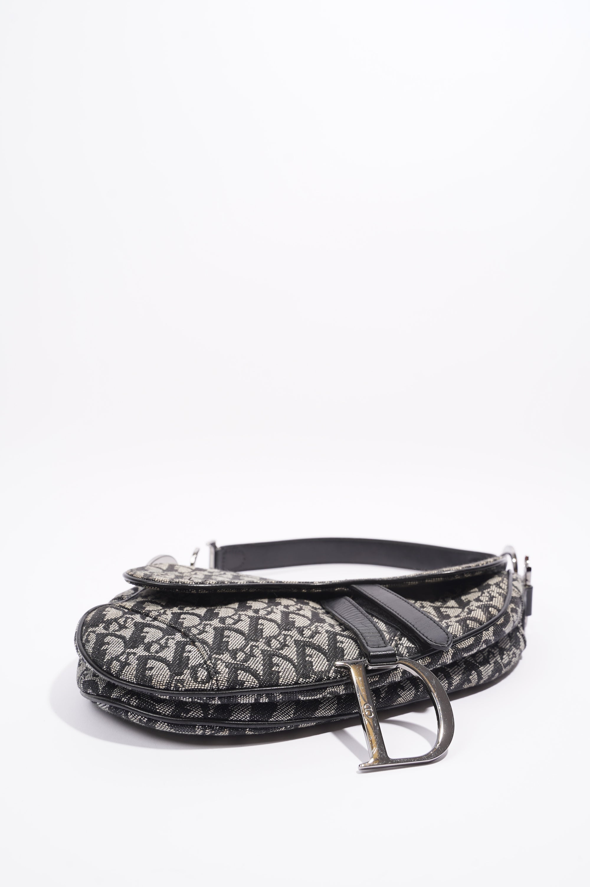 Christian Dior Saddle Bag Oblique Canvas