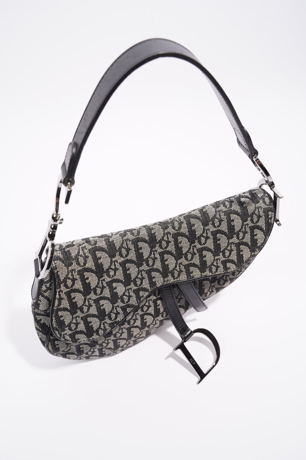 Christian Dior Saddle Bag Oblique Canvas