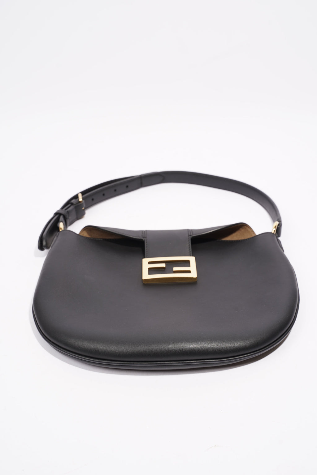 Fendi Croissant Bag Black / Brown Leather