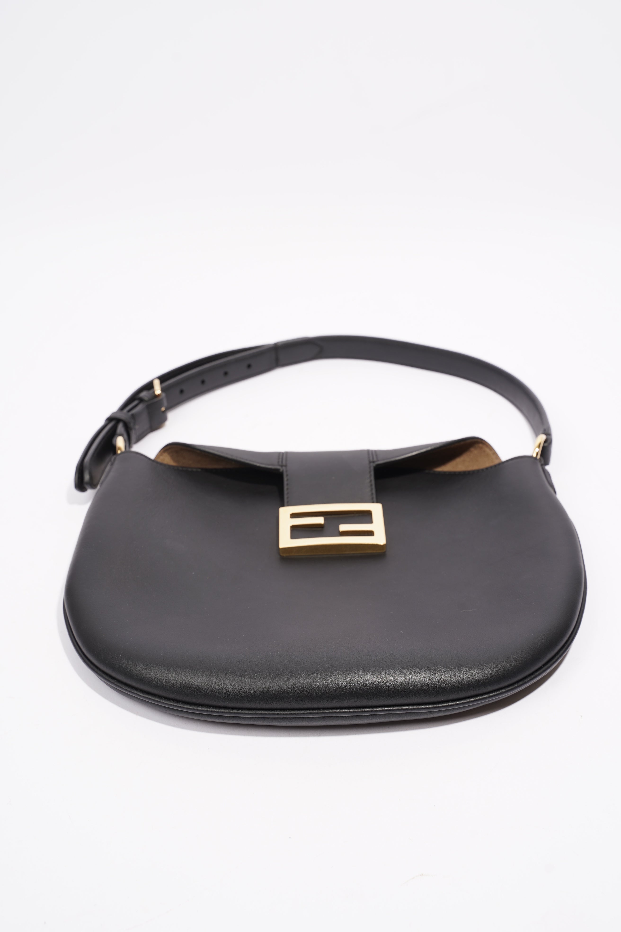 Fendi Croissant Bag Black / Brown Leather