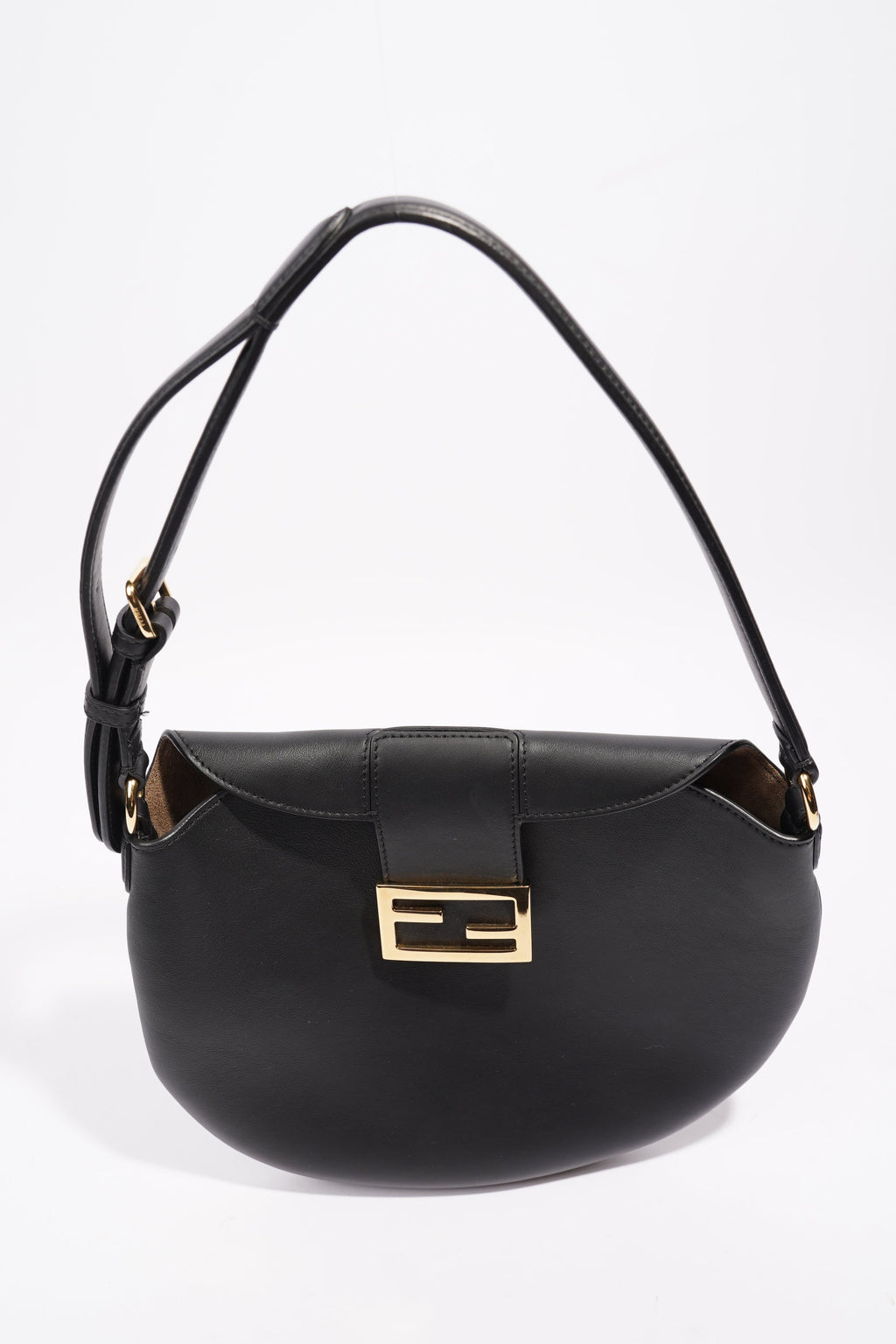 Fendi Croissant Bag Black / Brown Leather