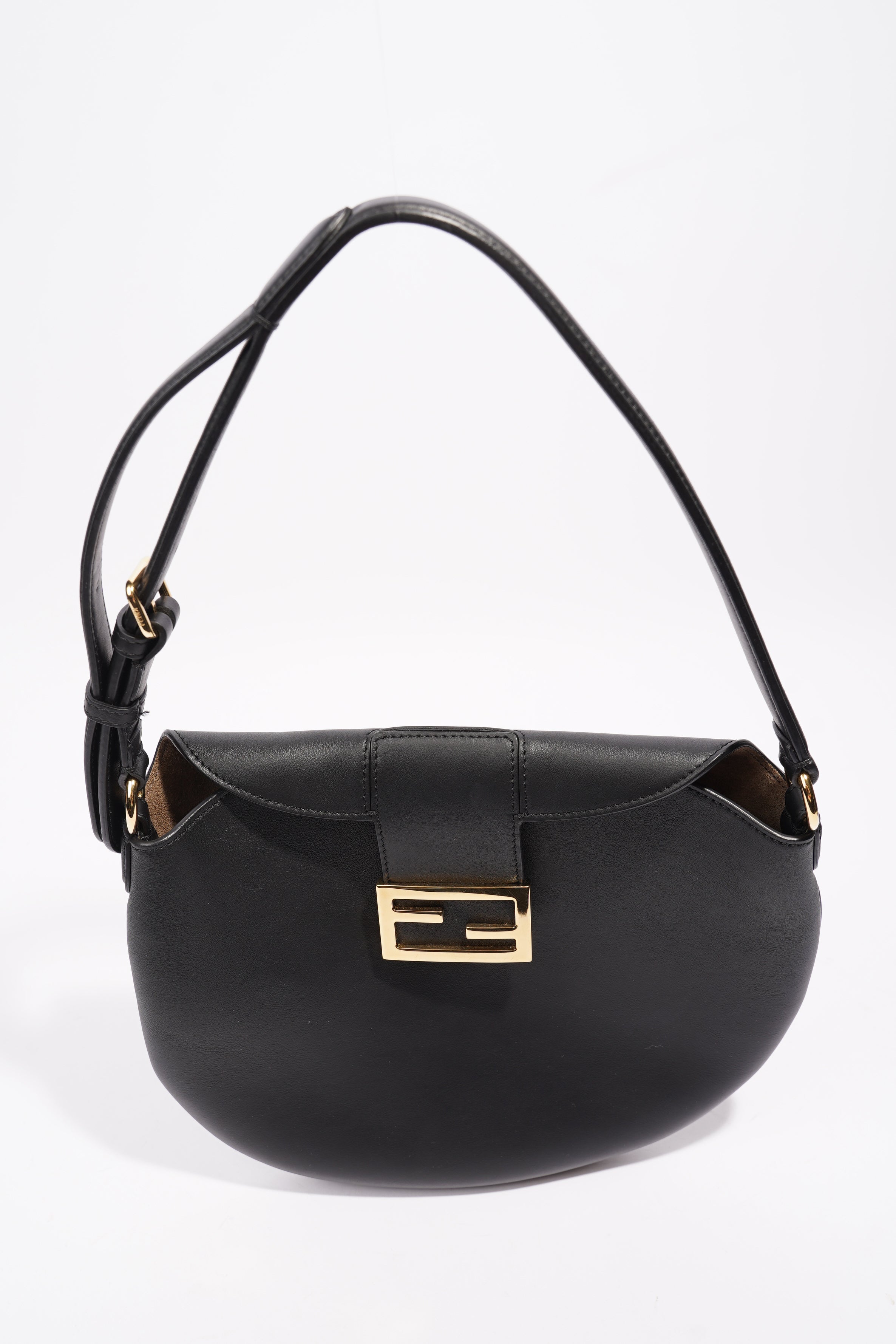 Fendi Croissant Bag Black / Brown Leather