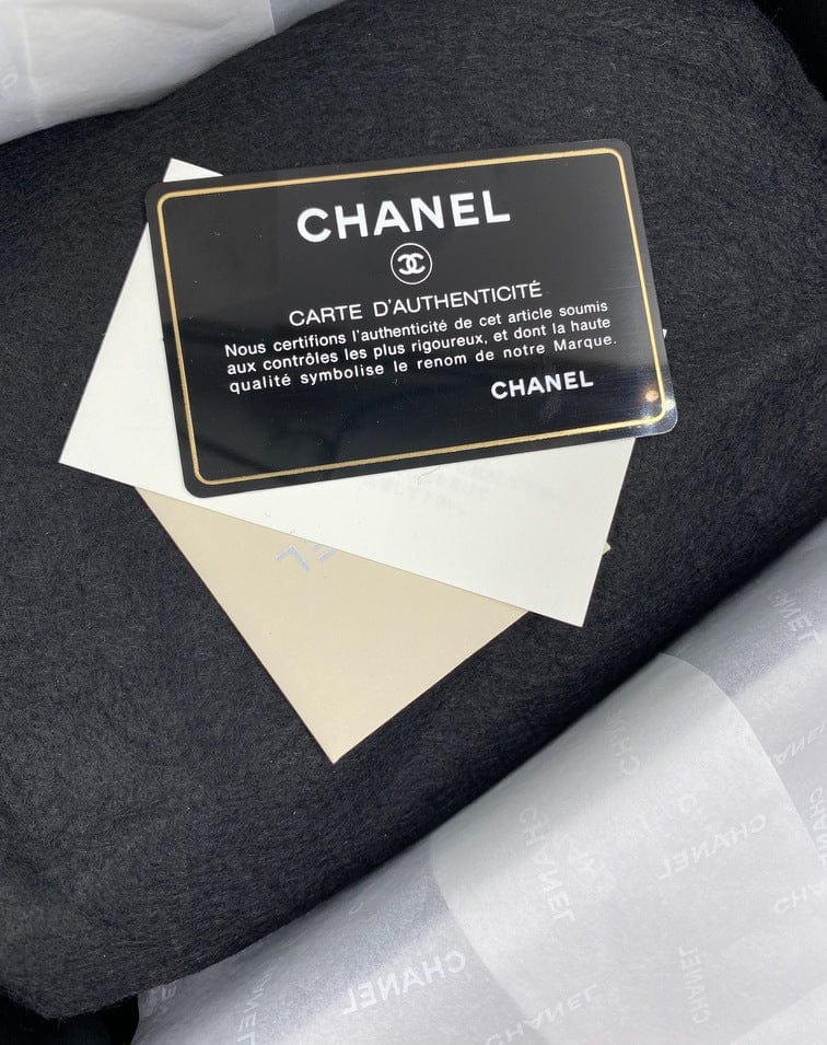 Chanel Classic Wallet on Chain - Black Lambskin Leather