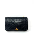 Vintage 90's CHANEL Medium Black Flap Bag