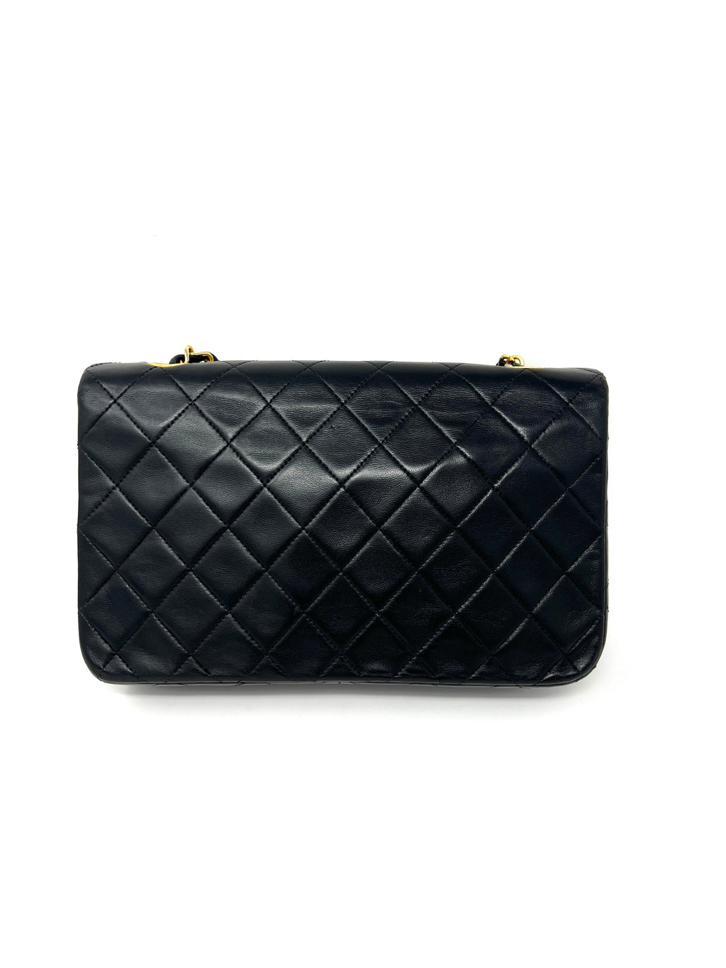 Vintage 90's CHANEL Medium Black Flap Bag