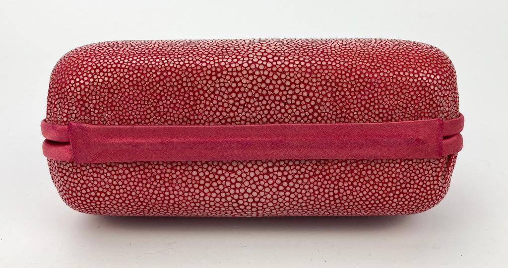 CHRISTIAN DIOR Pink Galuchat Stingray Clutch