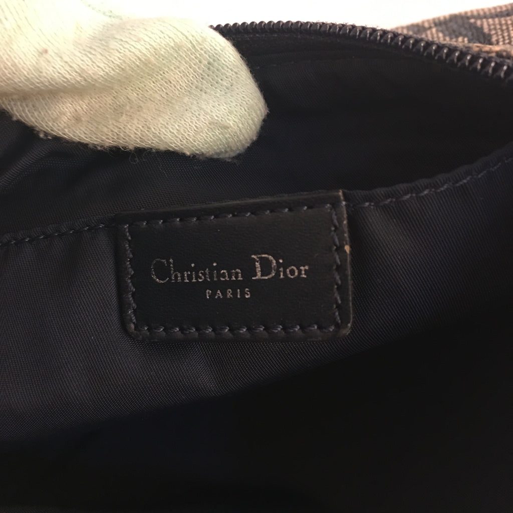 CHRISTIAN DIOR Shoulder Bag in Blue Fabric
