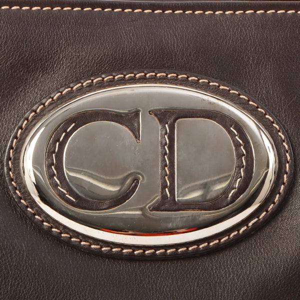 DIOR Vintage Traveler Top Handle Bag Dark Brown