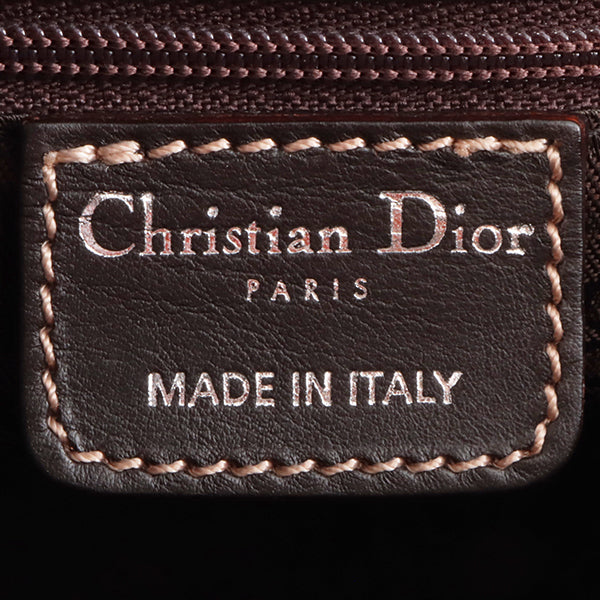 DIOR Vintage Traveler Top Handle Bag Dark Brown