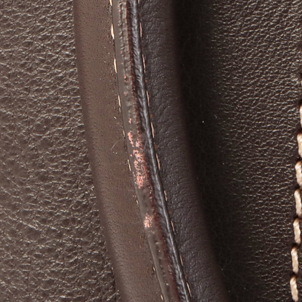 DIOR Vintage Traveler Top Handle Bag Dark Brown