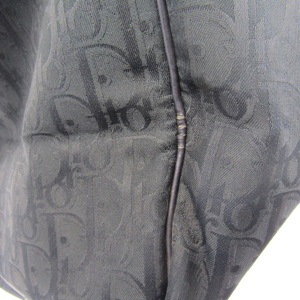 CHRISTIAN DIOR Bowling Handbag in Blue Fabric