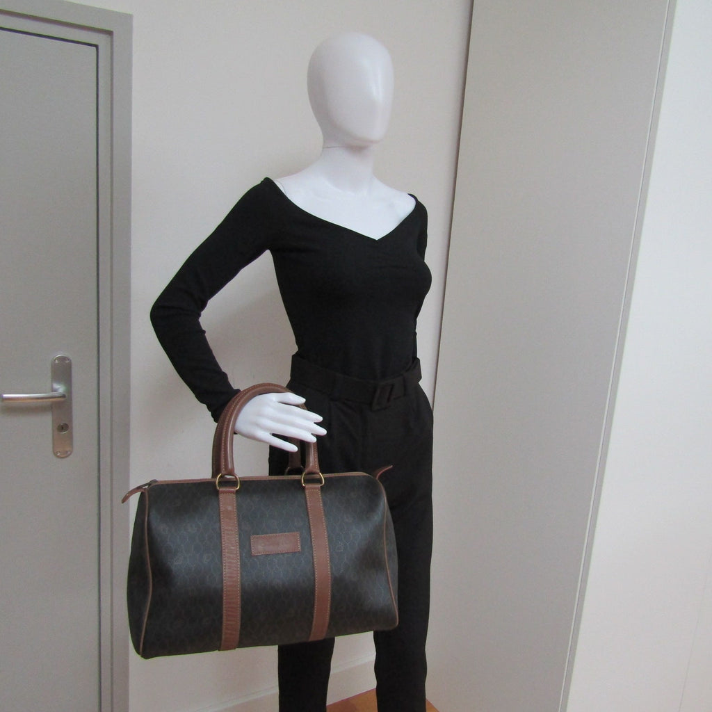 CHRISTIAN DIOR Handbag in Brown Canvas