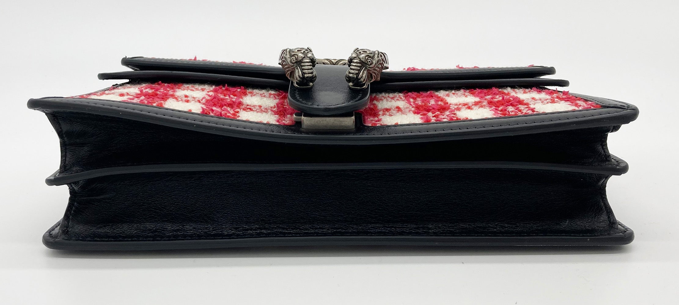 Gucci Vichy Wool Tweed Small Dionysus Shoulder Bag