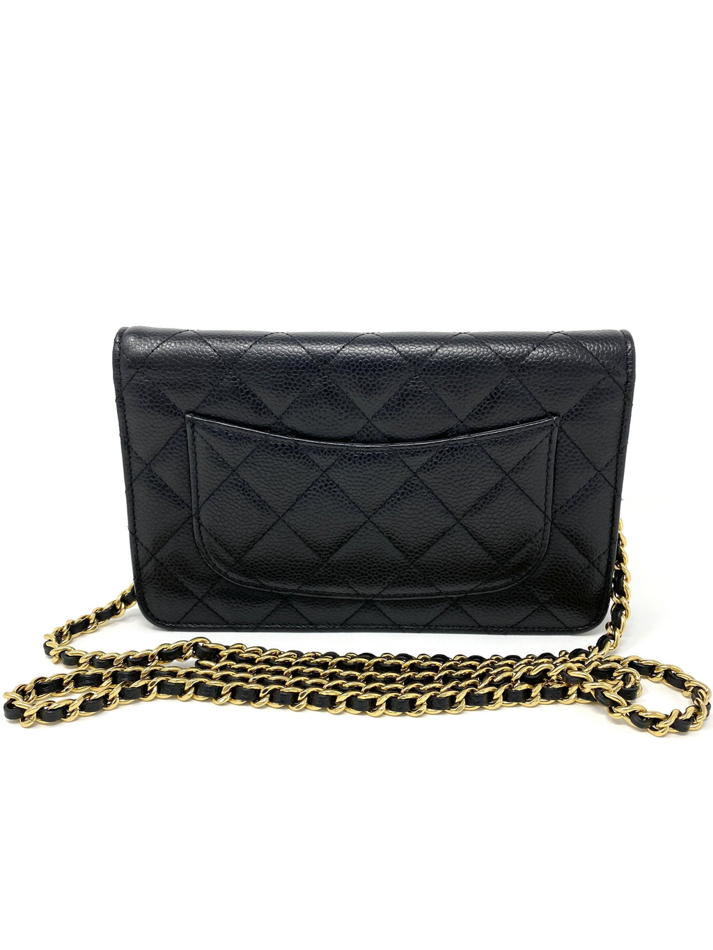 Chanel Wallet on Chain Black Caviar Leather