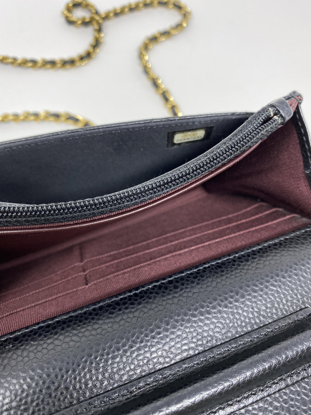 Chanel Wallet on Chain Black Caviar Leather