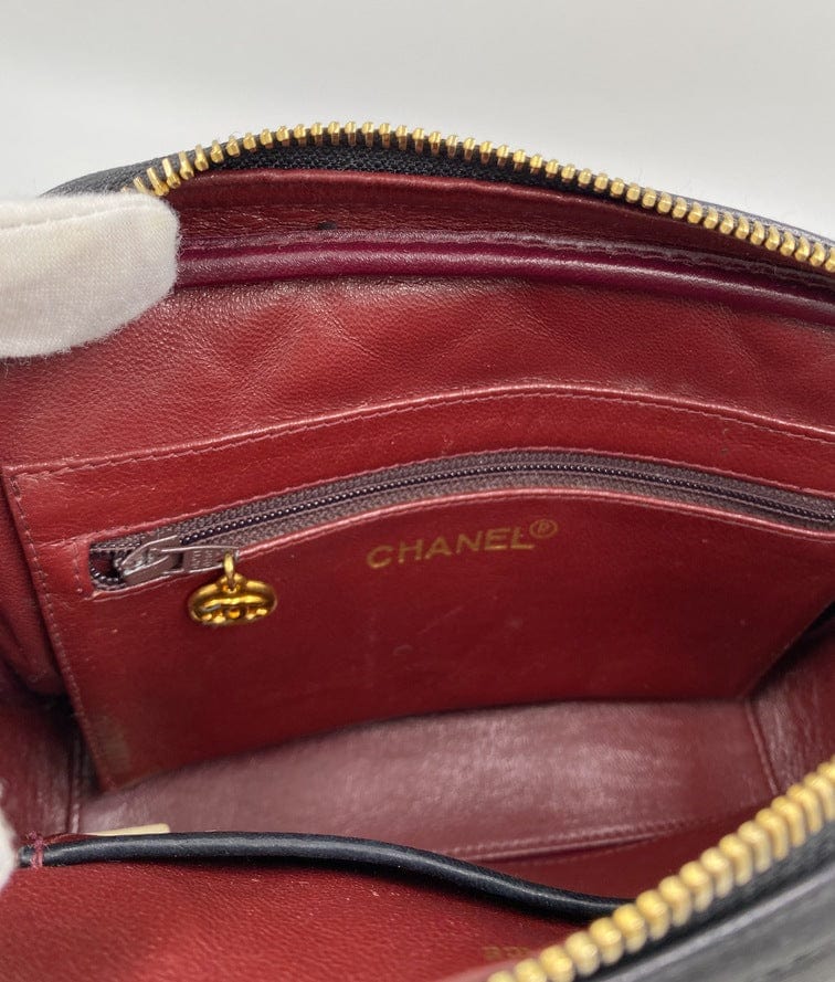 Vintage Chanel Camera Bag w CC Charm