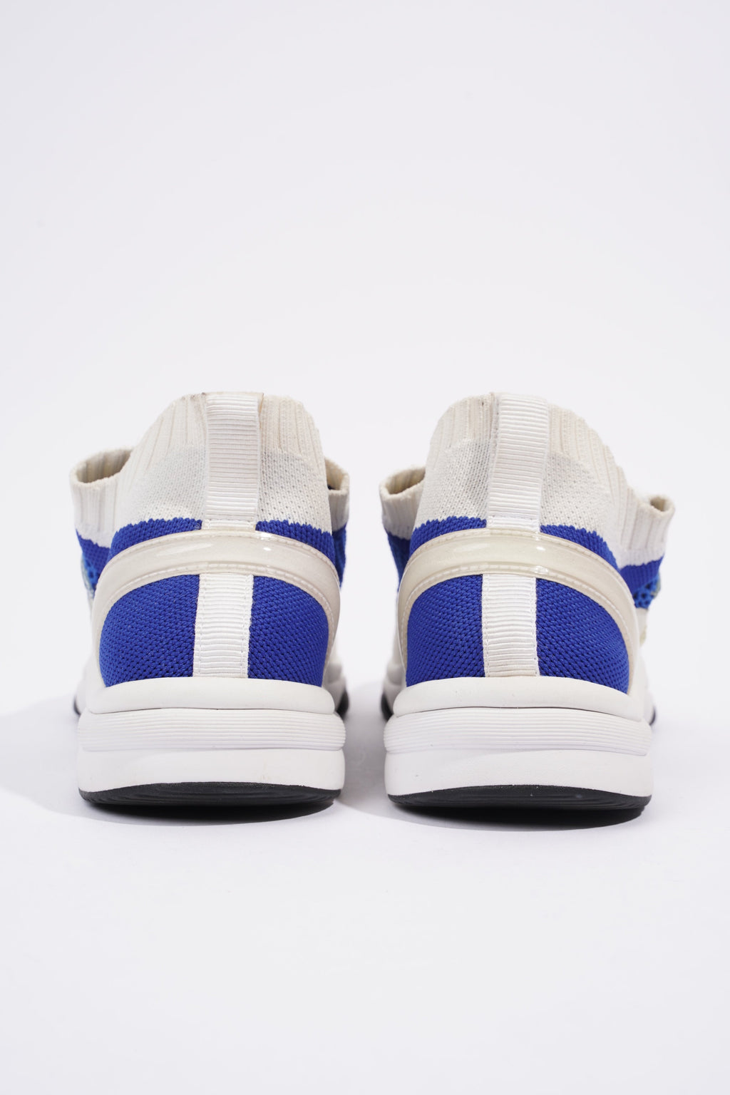 Chanel CC Logo Sneaker Blue / White Suede EU 38 UK 5
