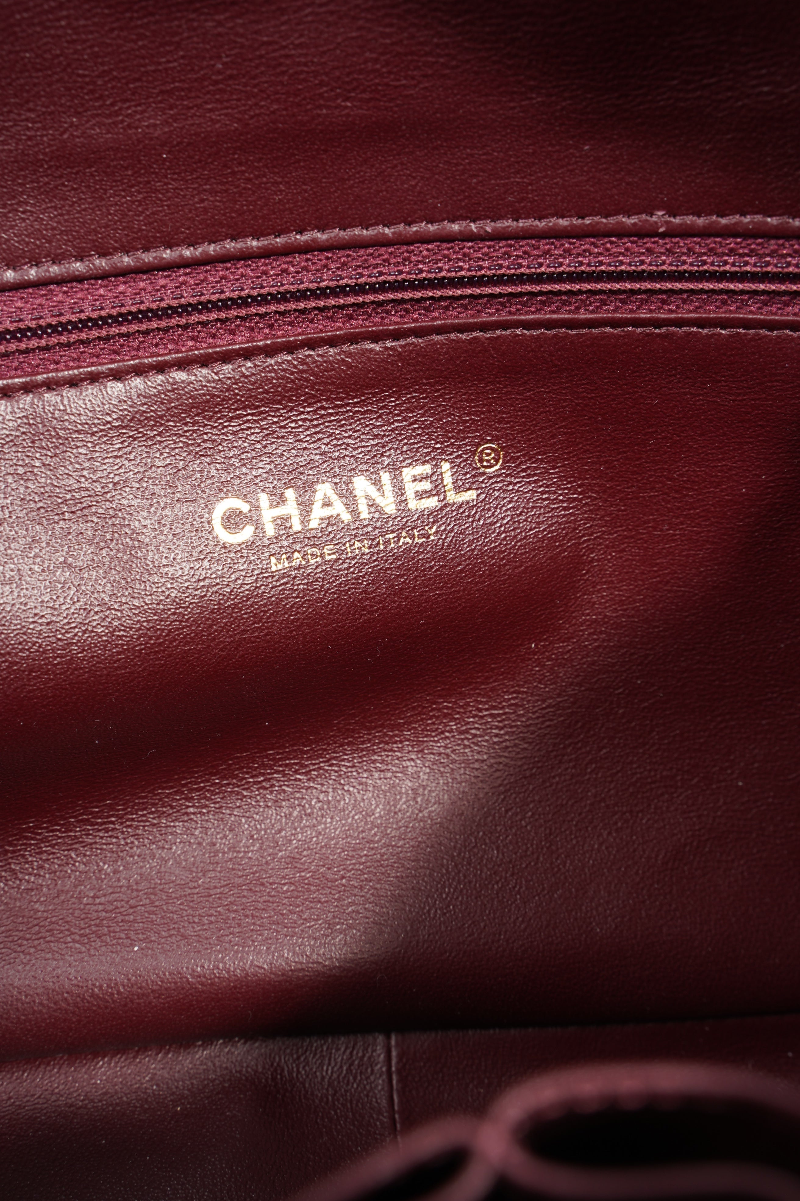 Chanel Quilted Camera Beige Goatskin Leather