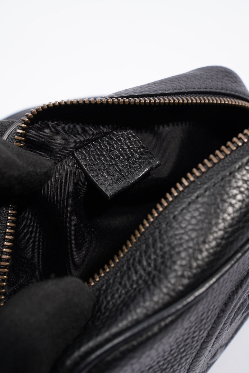 Gucci Soho Disco Black Grained Leather Mini