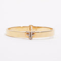 Fendi FF Bangle Gold Base Metal Small
