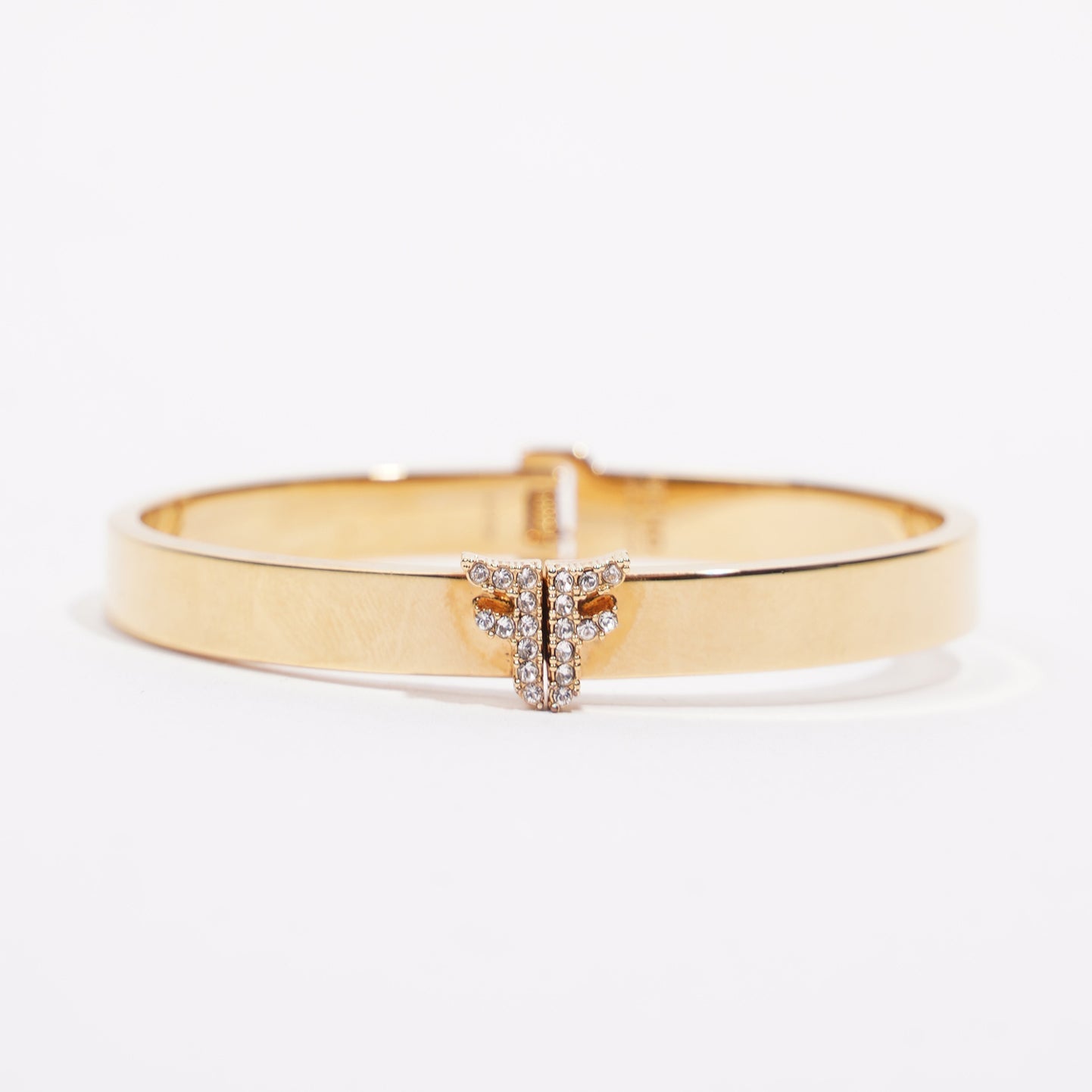 Fendi FF Bangle Gold Base Metal Small