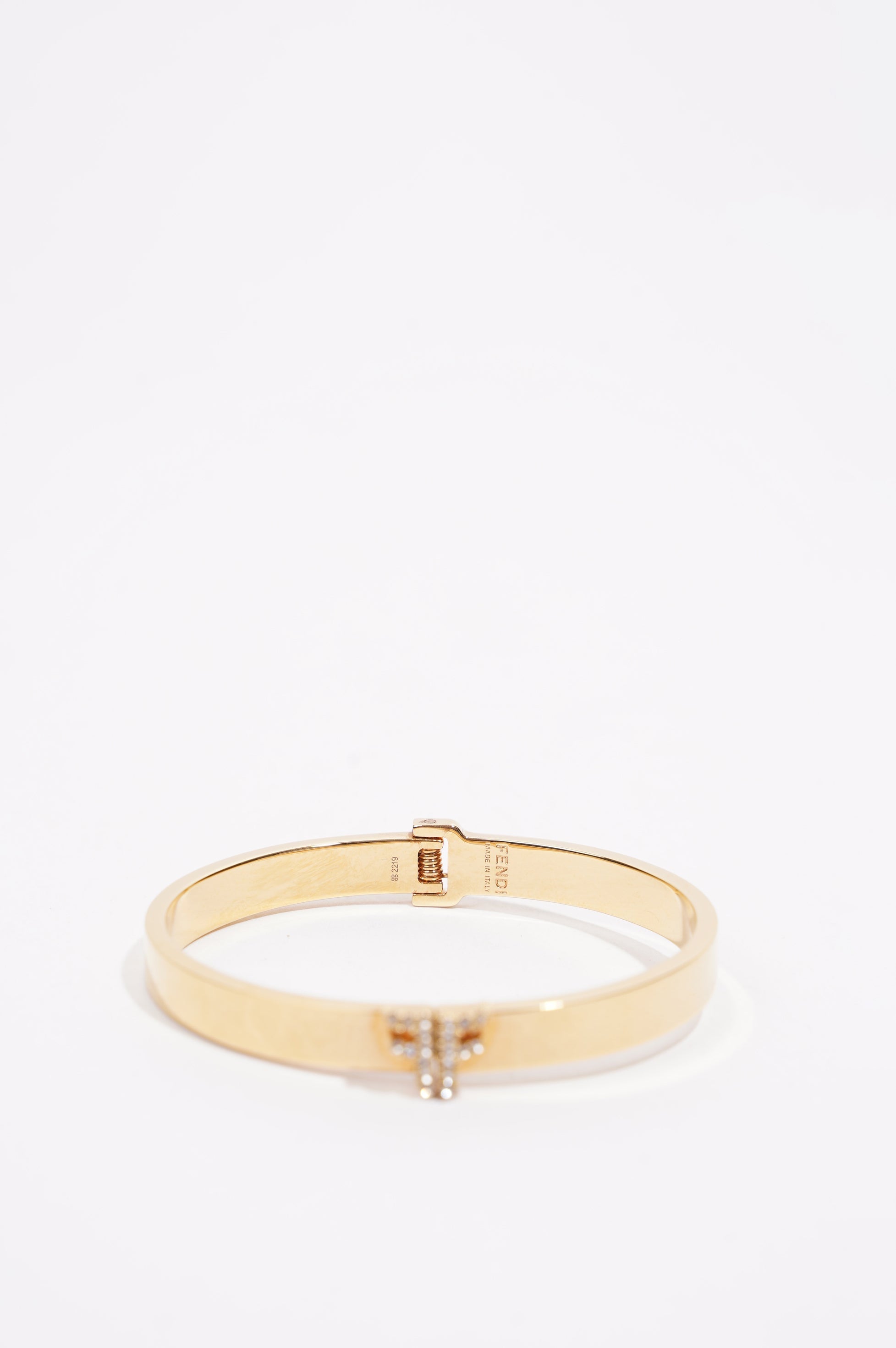 Fendi FF Bangle Gold Base Metal Small