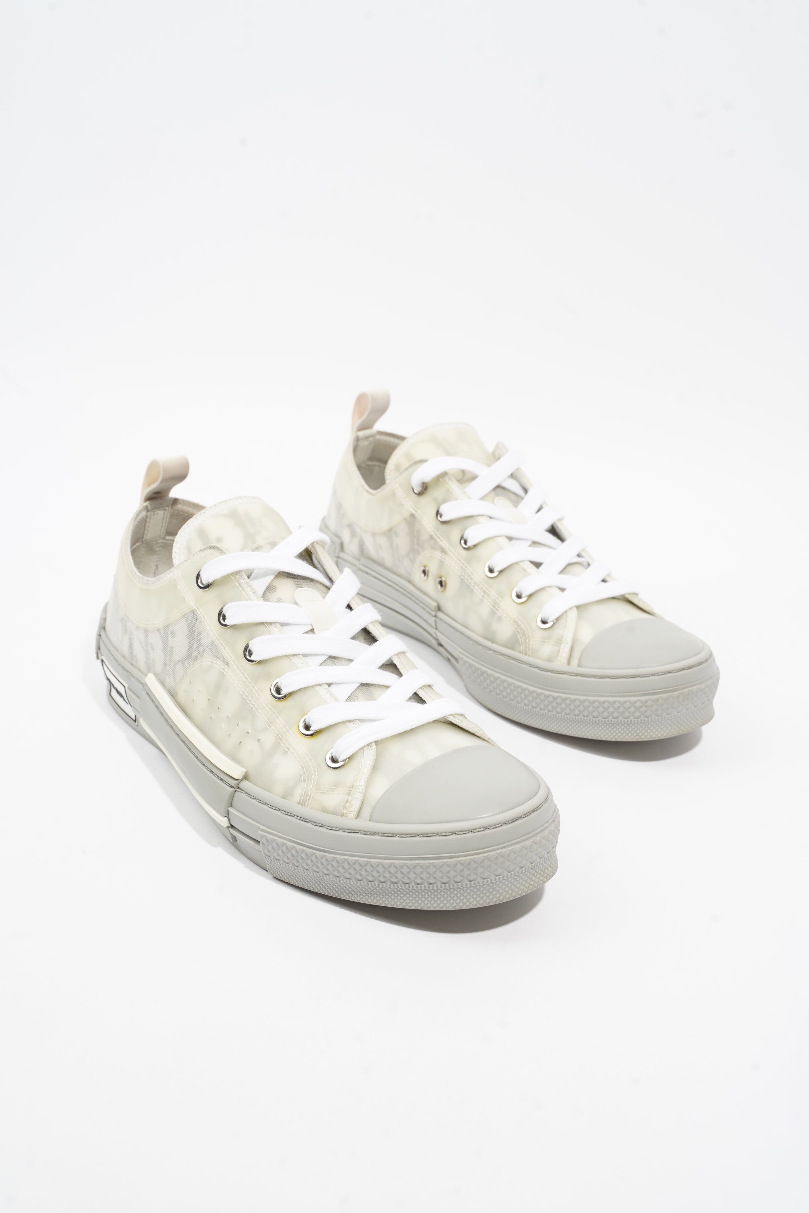 Christian Dior B23 Low Top Grey Oblique Canvas EU 42 UK 8