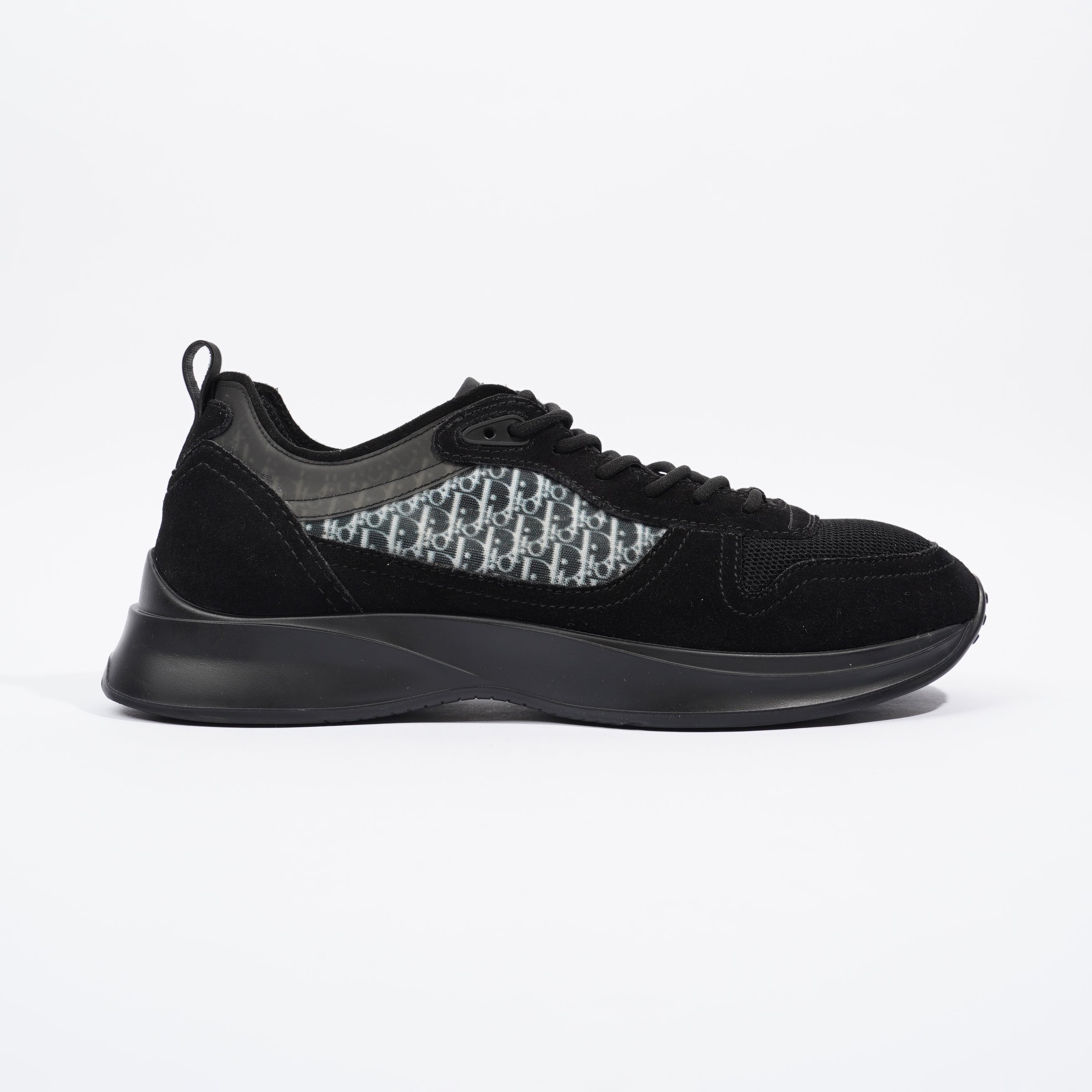 Christian Dior B25 Black / White Oblique Mesh EU 45 UK 11