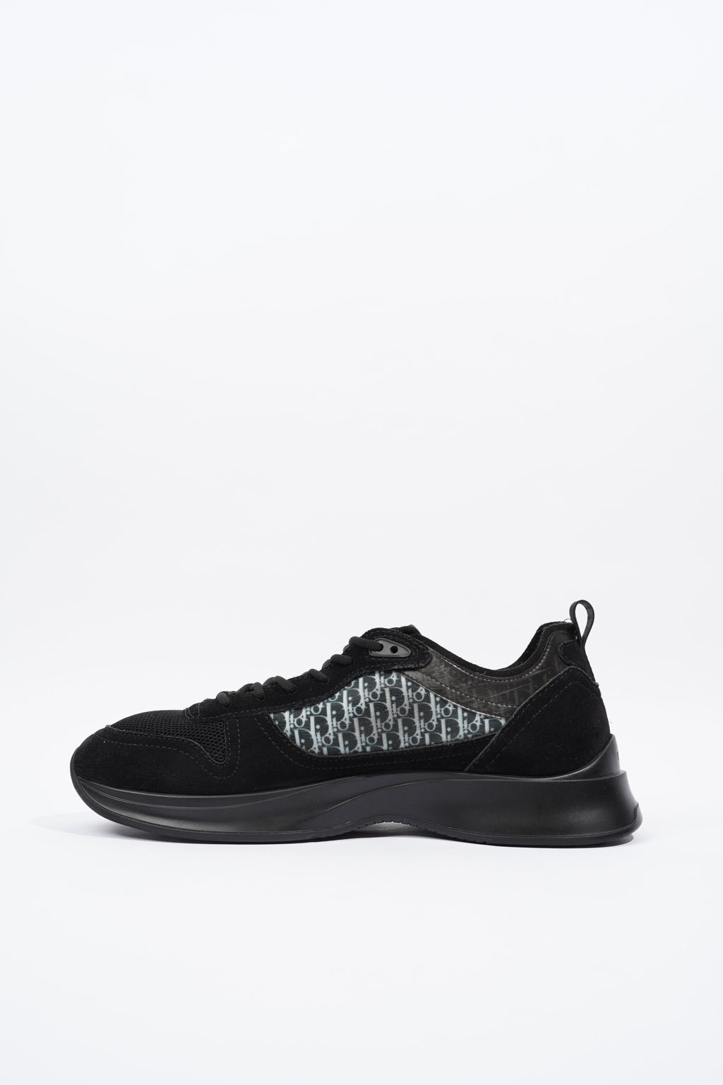 Christian Dior B25 Black / White Oblique Mesh EU 45 UK 11