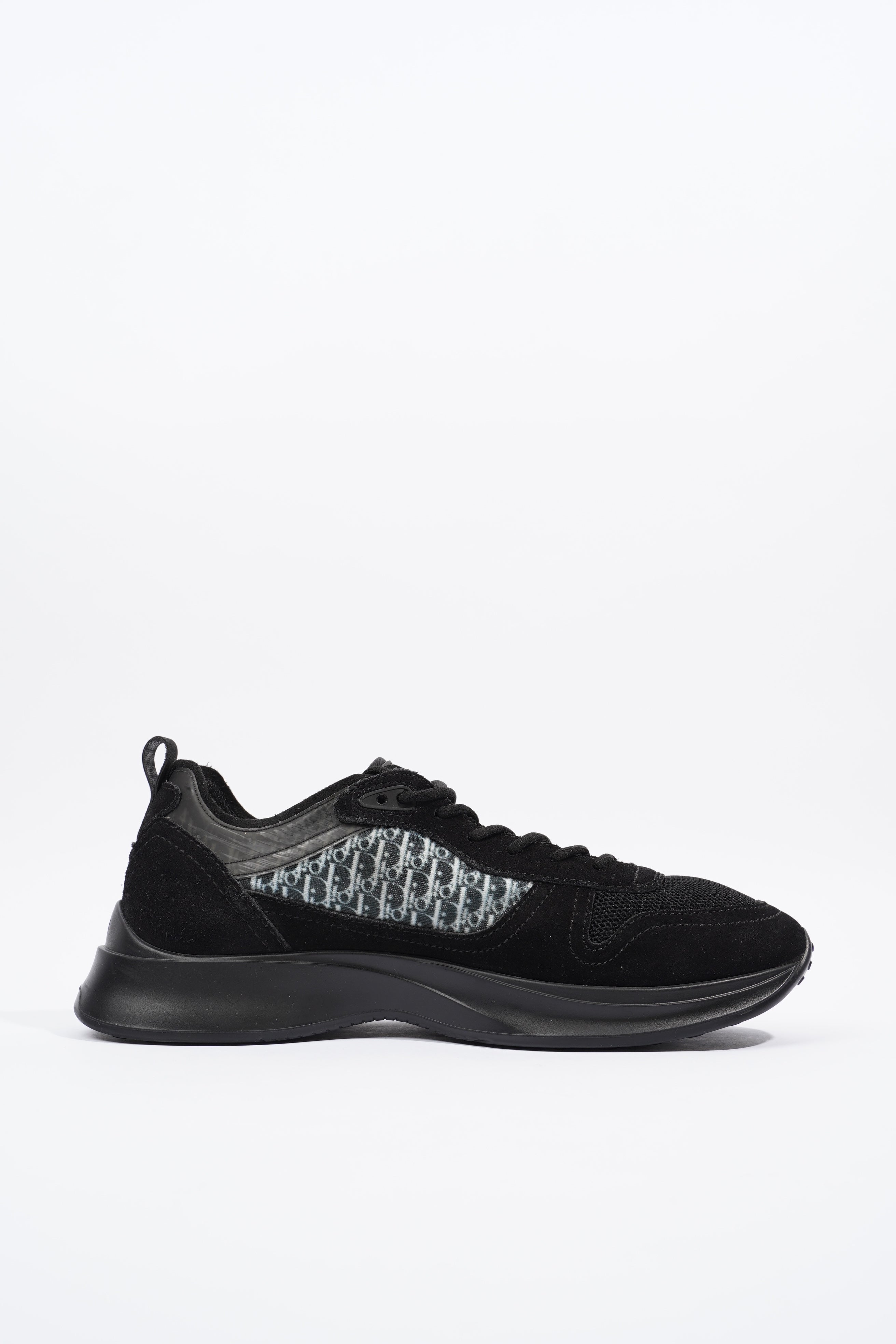 Christian Dior B25 Black / White Oblique Mesh EU 45 UK 11
