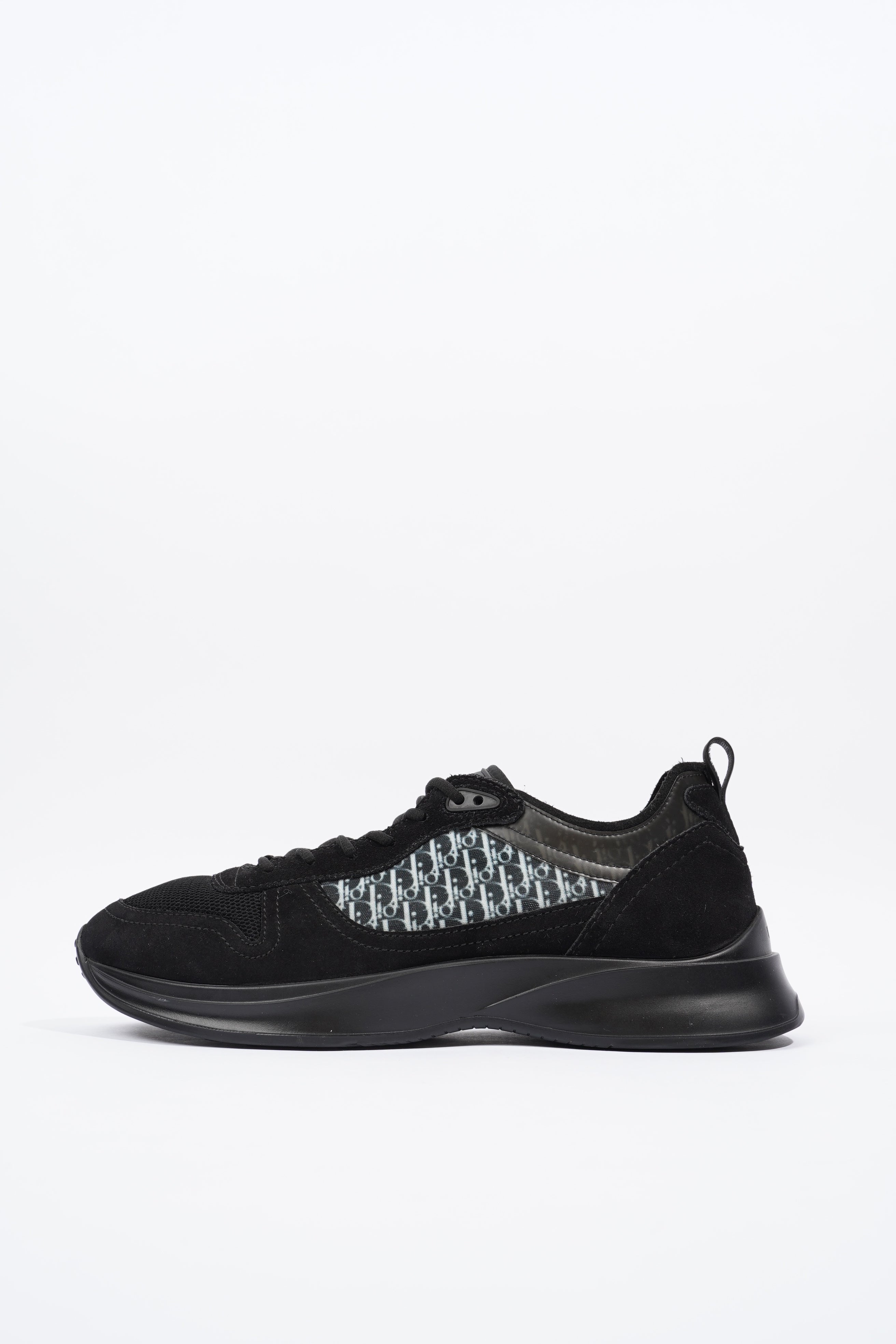 Christian Dior B25 Black / White Oblique Mesh EU 45 UK 11