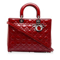 DIORLarge Cannage Patent Lady  Satchel