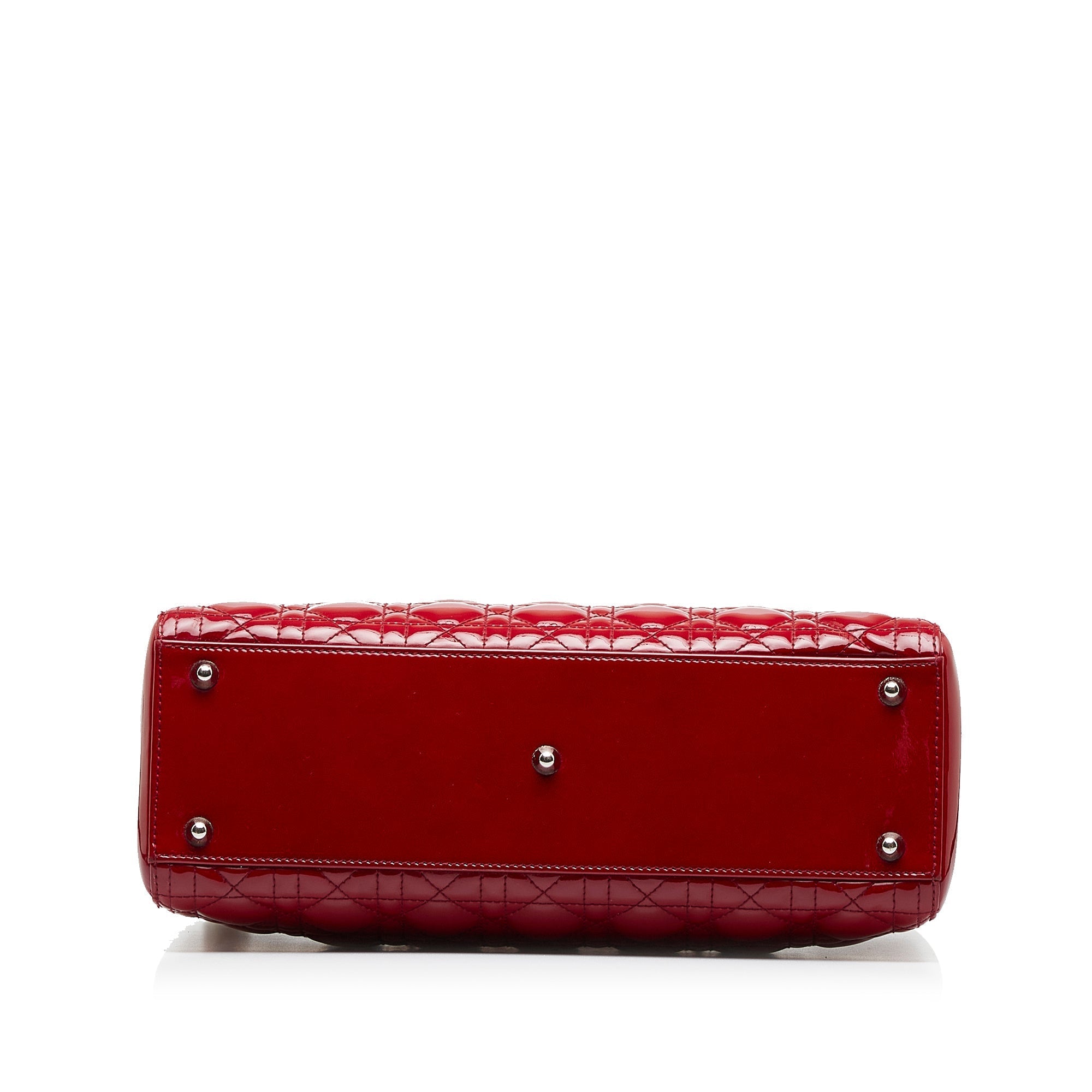 DIORLarge Cannage Patent Lady  Satchel