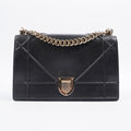 Christian Dior Diorama Black Leather Medium