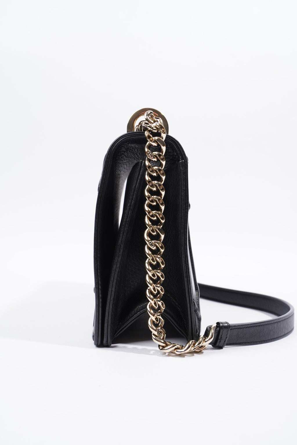 Christian Dior Diorama Black Leather Medium