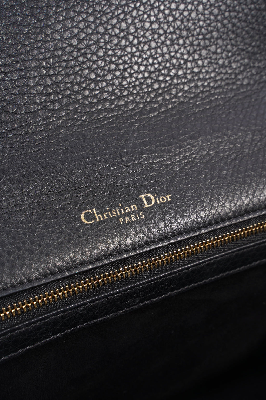 Christian Dior Diorama Black Leather Medium