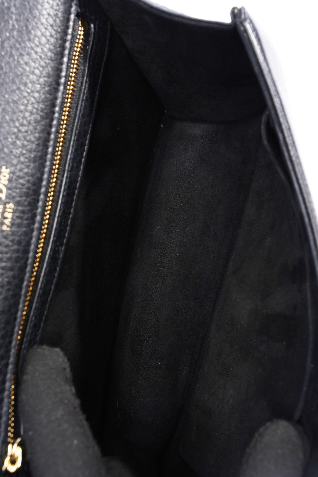 Christian Dior Diorama Black Leather Medium