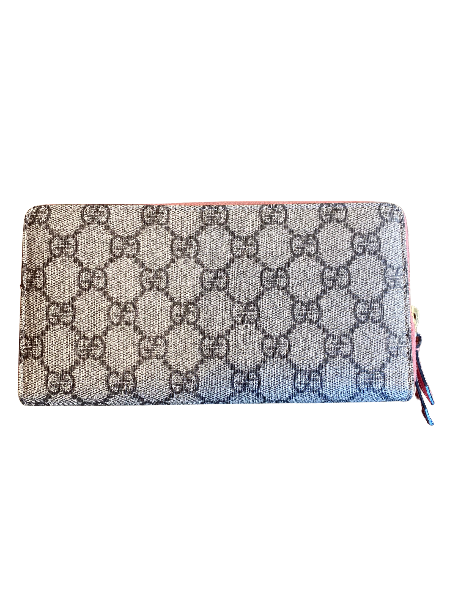 Gucci GG Supreme Canvas Lips Wallet