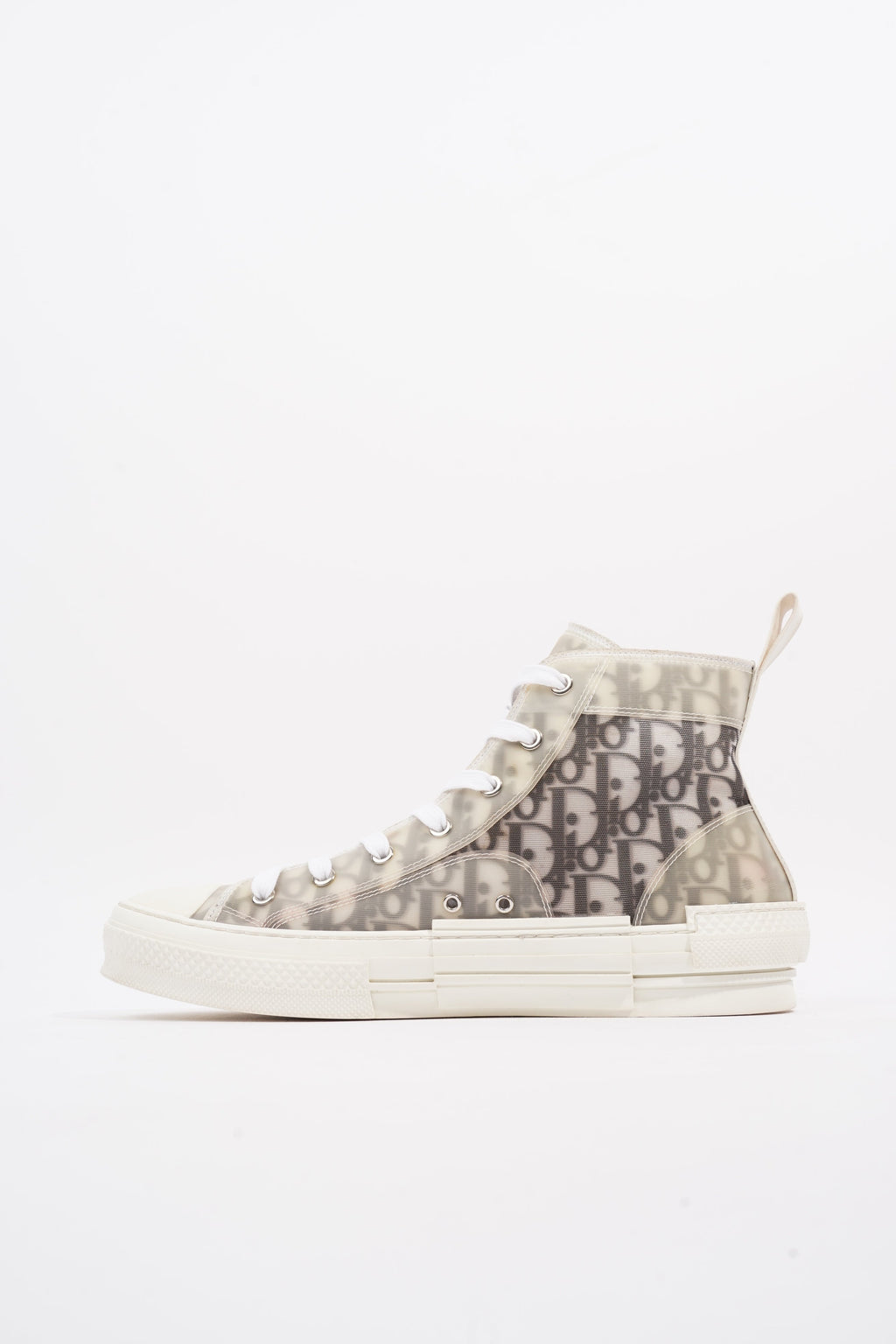 Christian Dior B23 High-top White / Black Oblique Canvas EU 43.5 UK 9.5