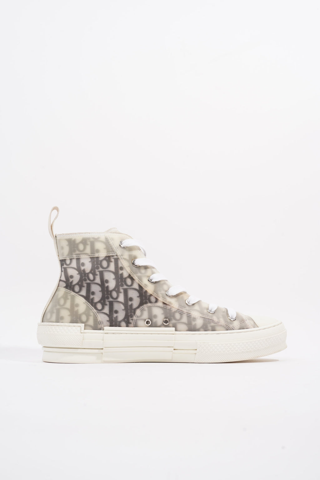 Christian Dior B23 High-top White / Black Oblique Canvas EU 43.5 UK 9.5