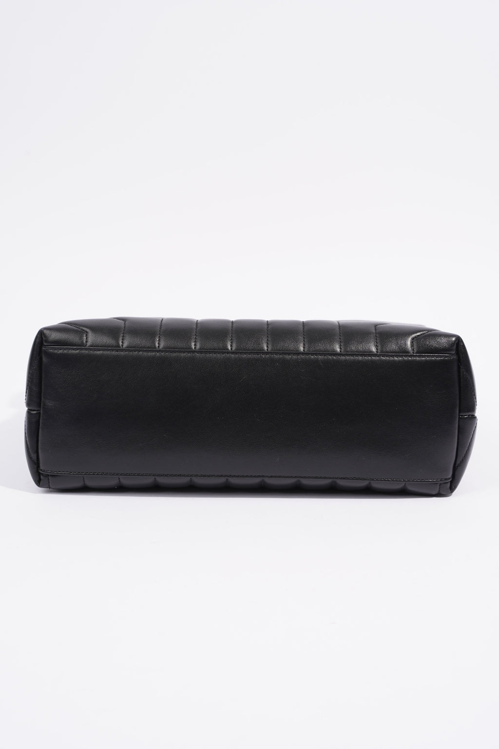 Saint Laurent Medium Lou Lou Black Calfskin Leather