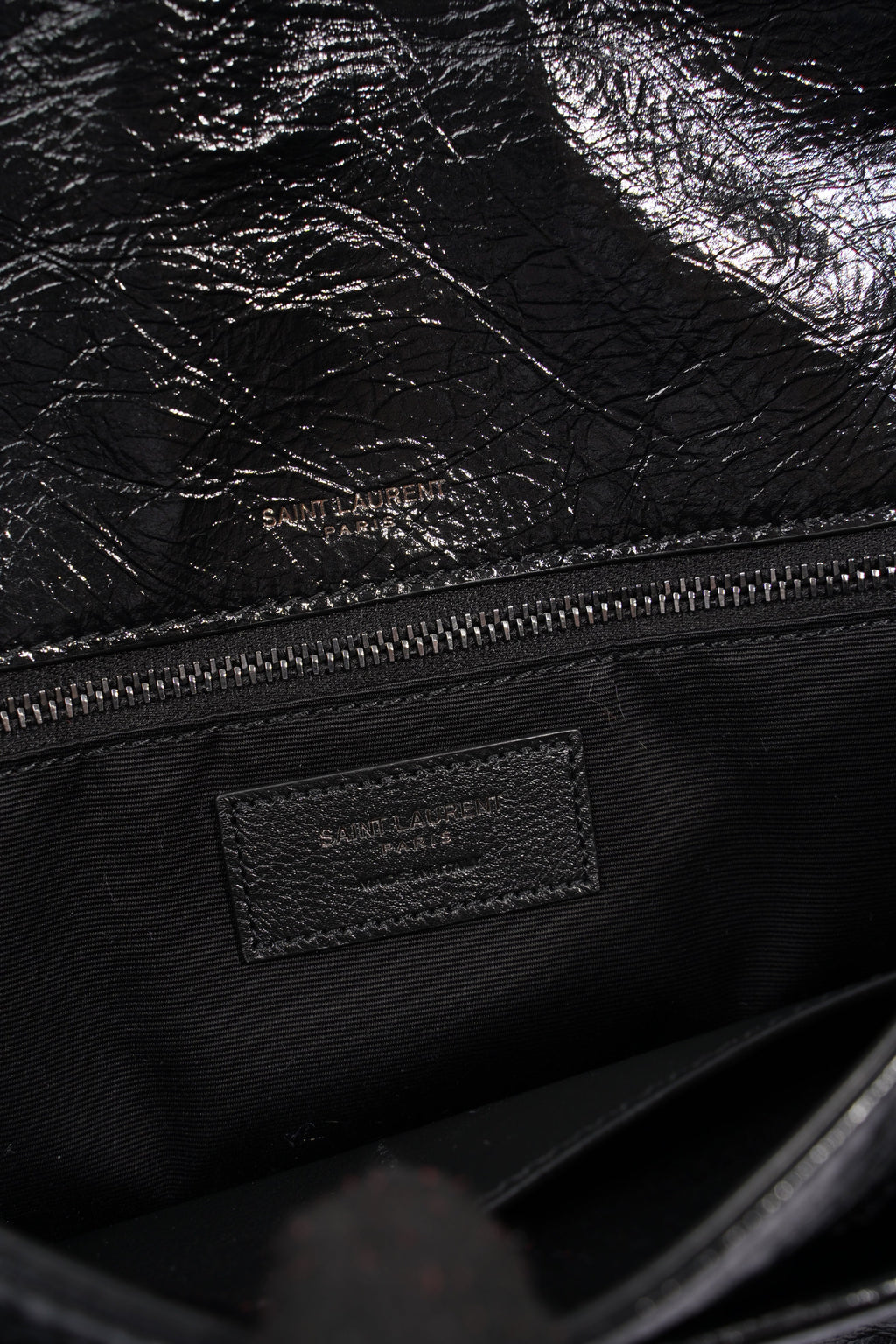 Saint Laurent Niki Black Leather Medium