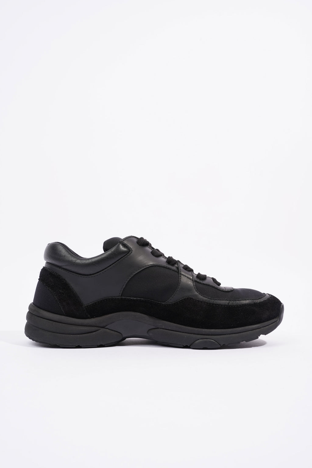 Chanel CC Logo Sneaker Black Suede EU 40 UK 7
