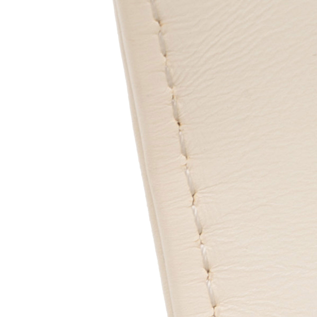 Chanel En Vogue Flap Bag White Calfskin Gold