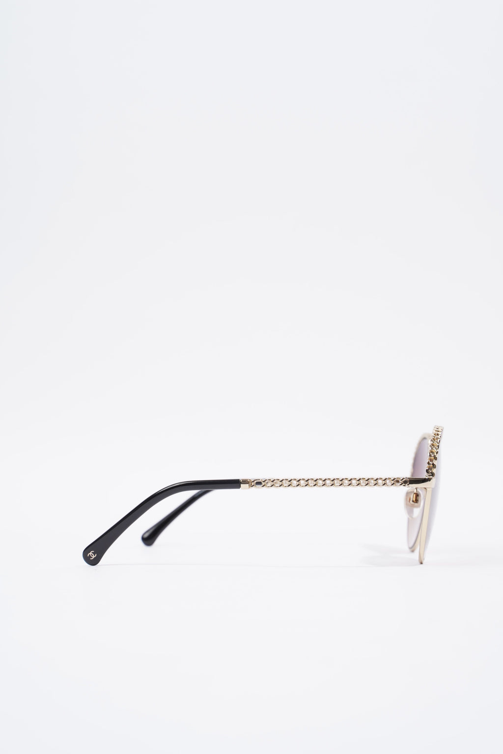 Chanel 4242 Sunglasses Gold Base Metal 135mm