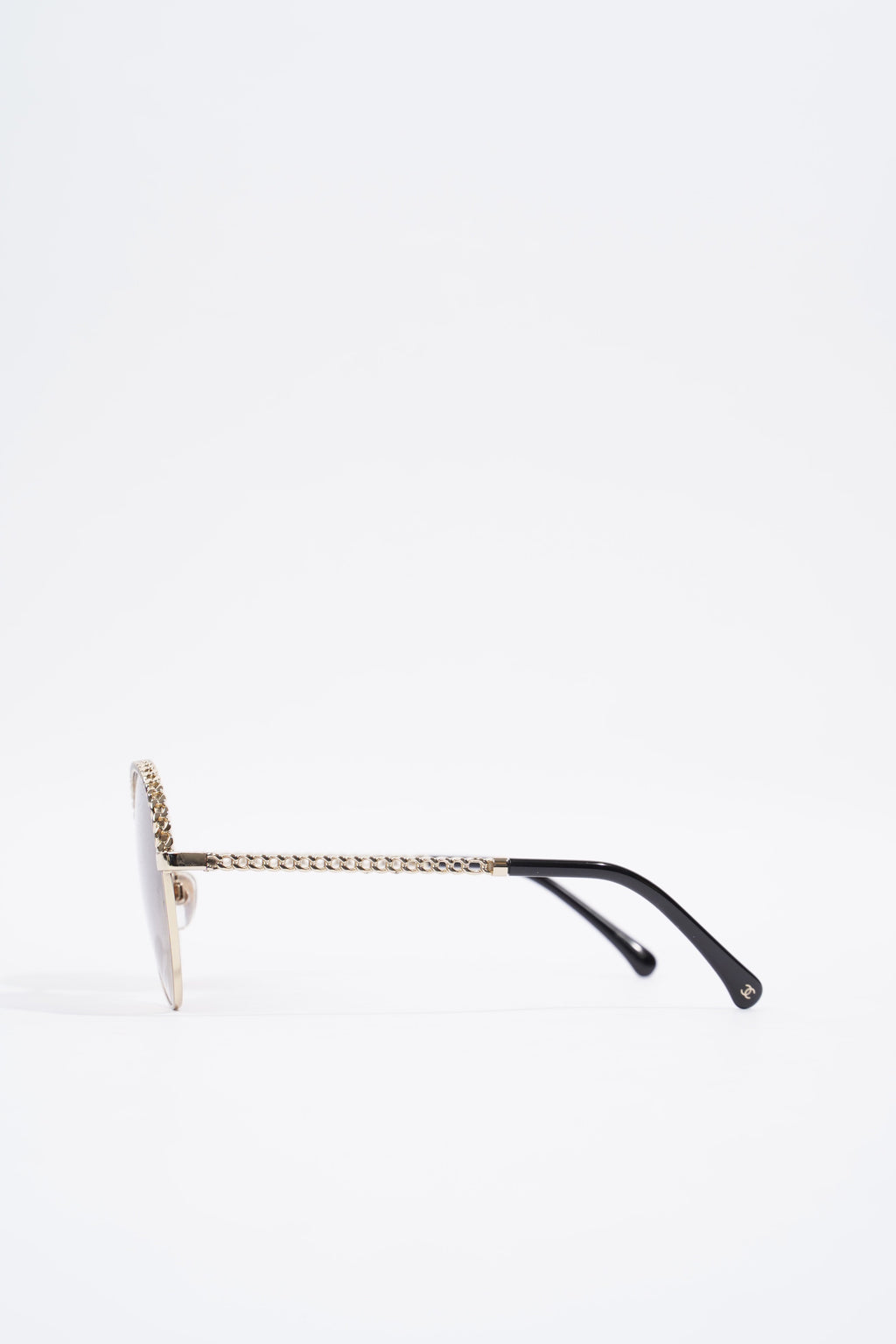 Chanel 4242 Sunglasses Gold Base Metal 135mm