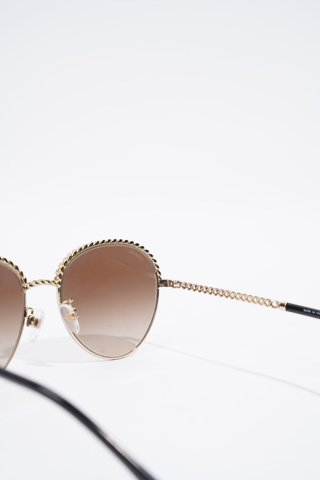 Chanel 4242 Sunglasses Gold Base Metal 135mm